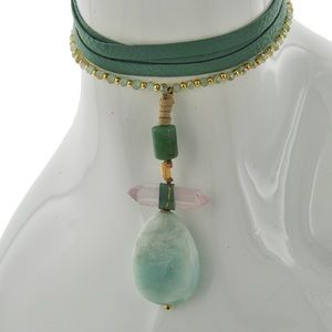NEW!!!! SEMI PRECIOUS STONE Necklace, Belt, Choker